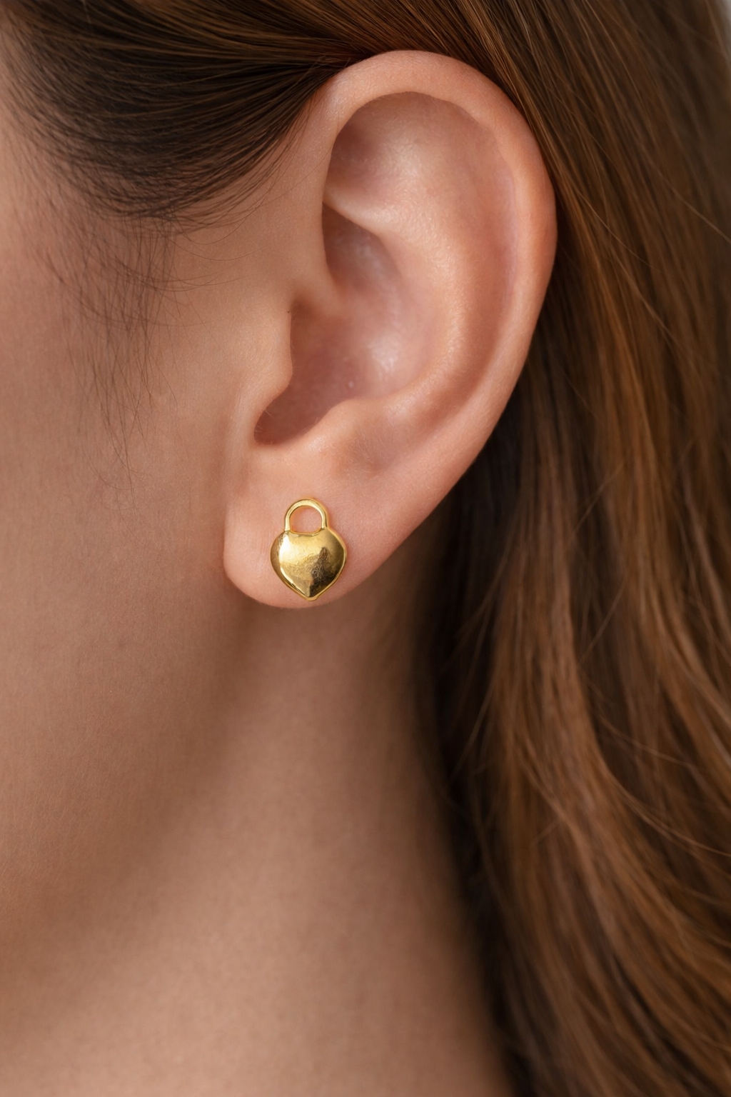 Mini Love Heart Studs | Anti-tarnish