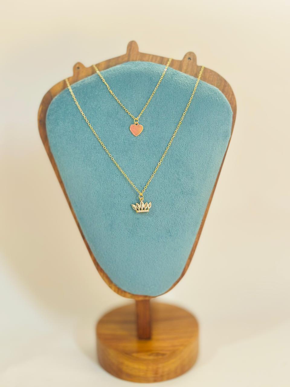 Queen’s Heart Layered Necklace