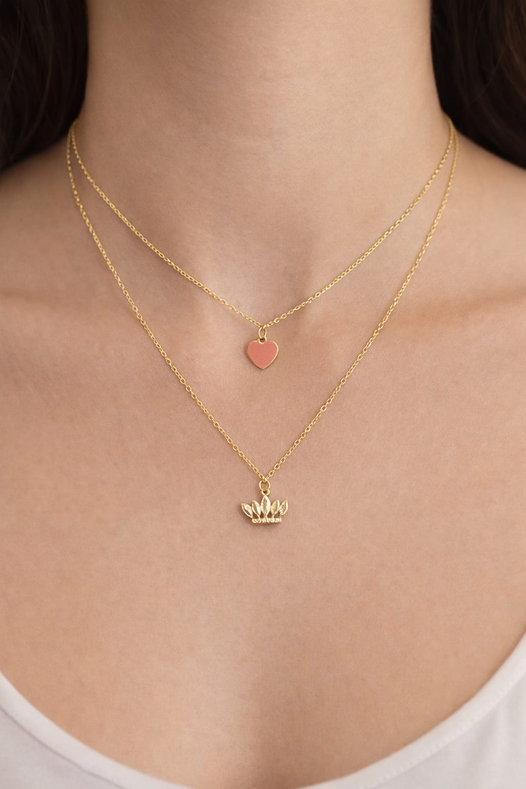 Queen’s Heart Layered Necklace