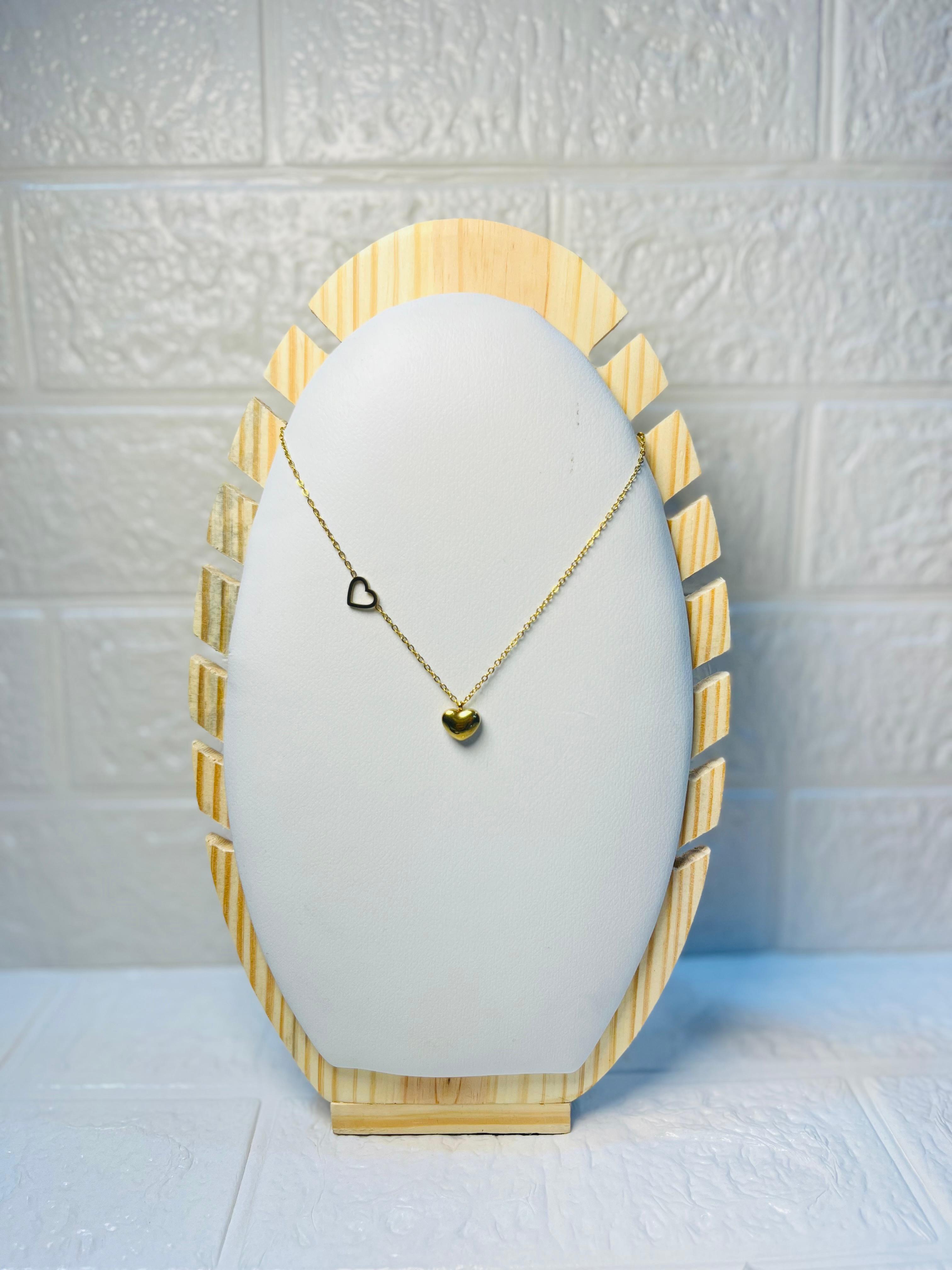 Minimal Heart Pendant Necklace | Anti-tarnish