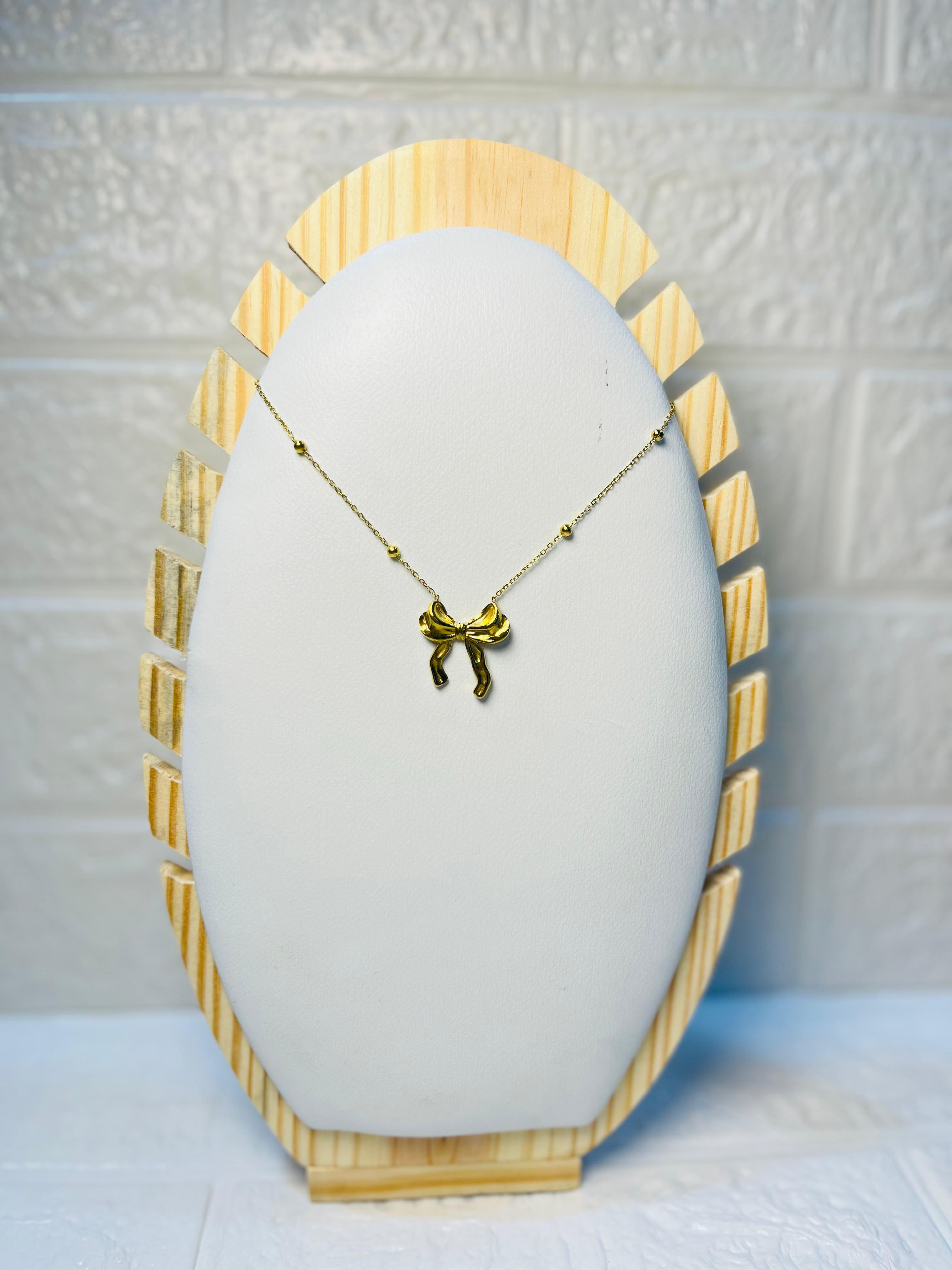 Princess Bow Pendant | Anti-tarnish