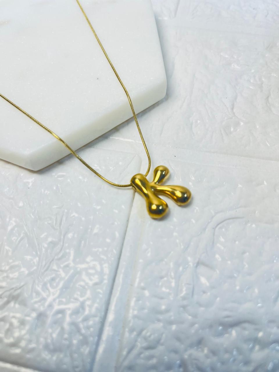 Liquid Gold Initial "K" | Anti-tarnish