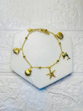 Ocean Charm Bracelet | Anti-tarnish